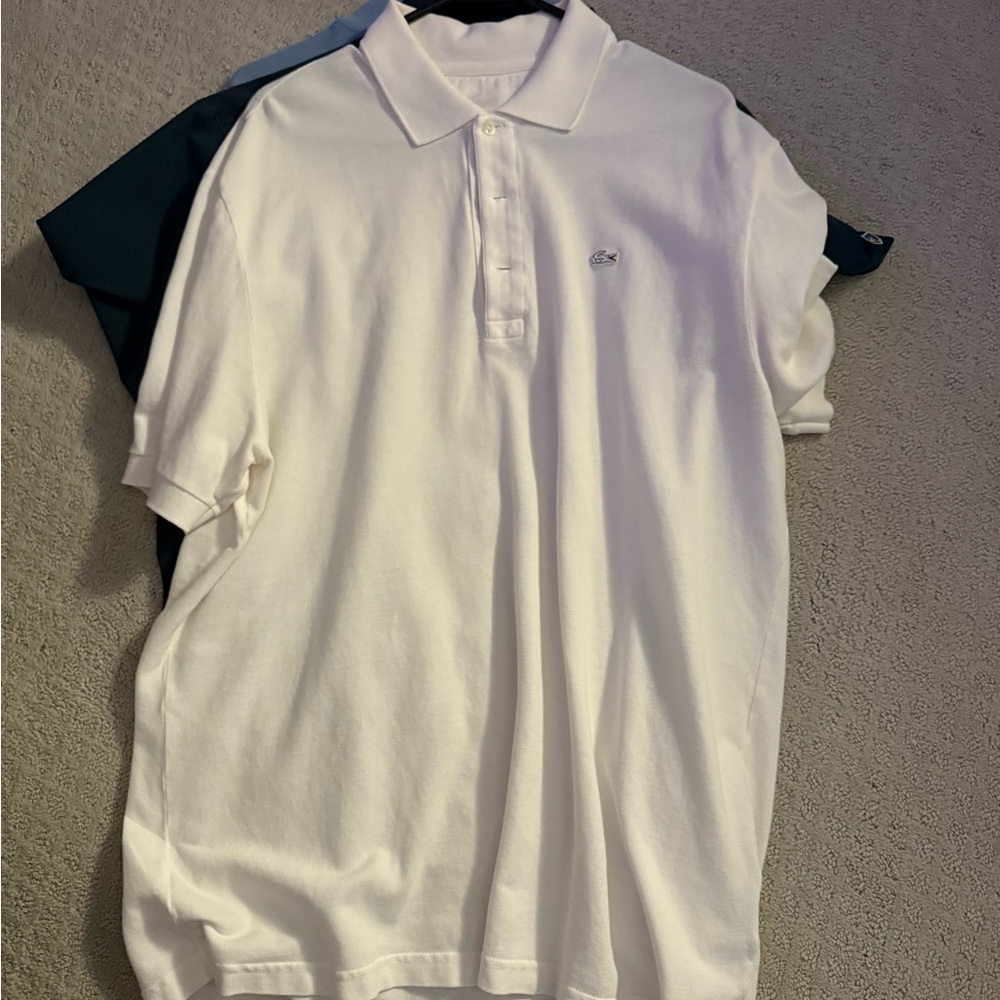 Lacoste Men's Classic White Polo Shirt